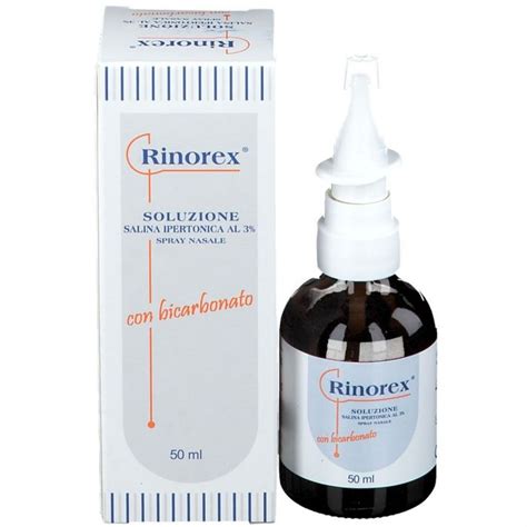 Rinorex Spray Nasale Soluzione Salina Ipertonica Al 3 PH Controllato