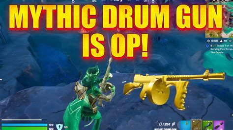 NEW MYTHIC DRUM GUN IS OP FORTNITE SEASON 2 4K60FPS MAXIMUM