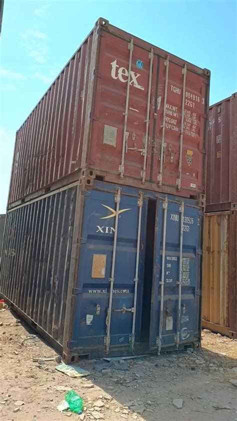 Mild Steel Dry Container Cargo Shipping Containers Storage Capacity T