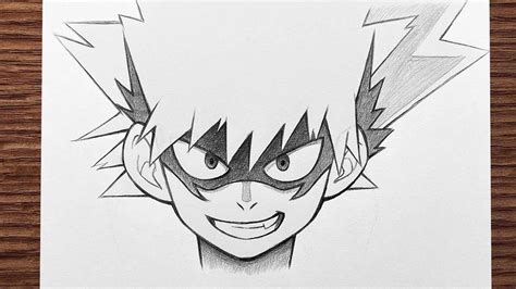 How To Draw Bakugo Bakugou Fanart Step By Step My Hero Academia Hot