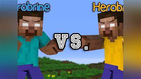 Minecraft Steve Vs Herobrine