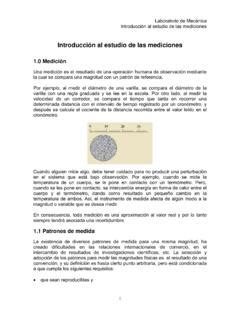 Introducción al estudio de las mediciones introducci 243 n al estudio