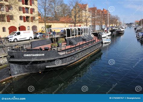 Christianshavn Canal on Christianshavn Copenhagen Denmark Editorial ...