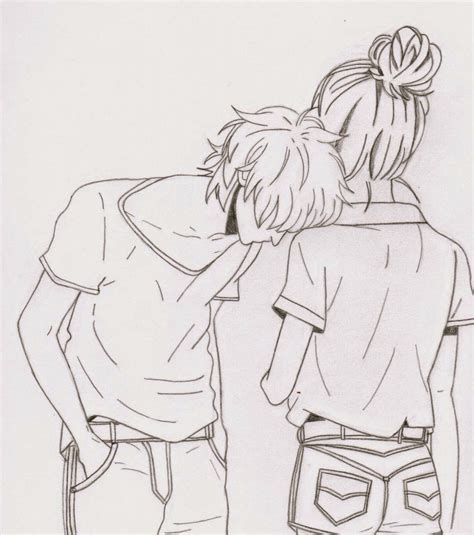 Cute Couple Easy Drawing Ideas : Drawings Drawing Easy Pencil Couple ...