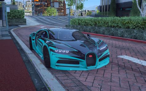 Fivem Bugatti Chiron Sport Blue Edition Fivem Ready Optimized