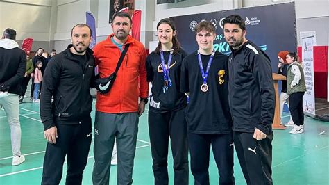 Badminton da Kayseri den gurur verici başarı