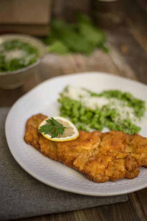 Wiener Schnitzel mit Spinatknöpfli