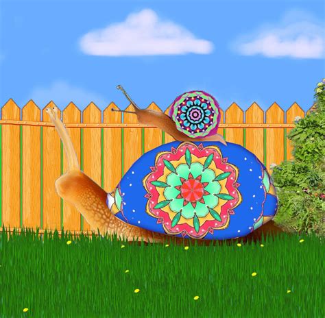 Solve GIANT SNAIL SIGHTED WITH BABY ON ITS BACK Jigsaw Puzzle Online