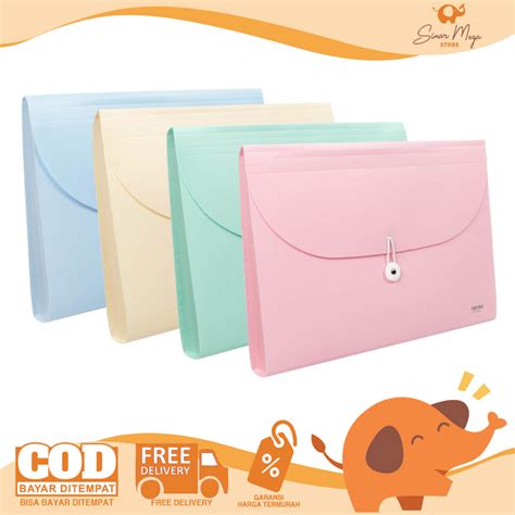 Jual Joyko Expanding File EF 8F4 Map Expanding Warna Pastel Map Ukuran