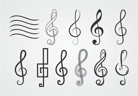 Free Treble Clefs 115391 Vector Art At Vecteezy