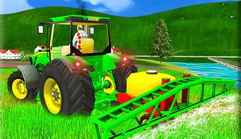 Indian Tractor Farm Simulator - free online game : 3D : INFOX Games