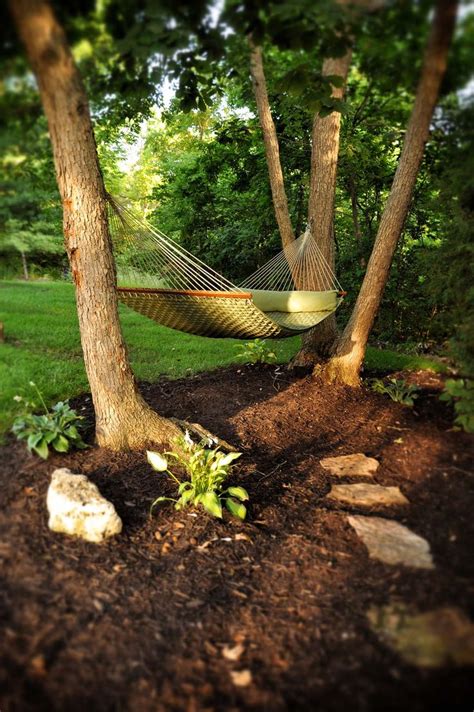 31 Heavenly Outdoor Hammock Ideas Making The Most Of Summer Backyard Hammock Backyard