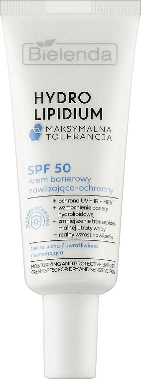 Hidratáló és védő arckrém SPF 50 Bielenda Hydro Lipidium SPF50