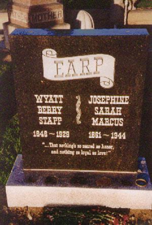 Wyatt Earp is buried in San Francisco?