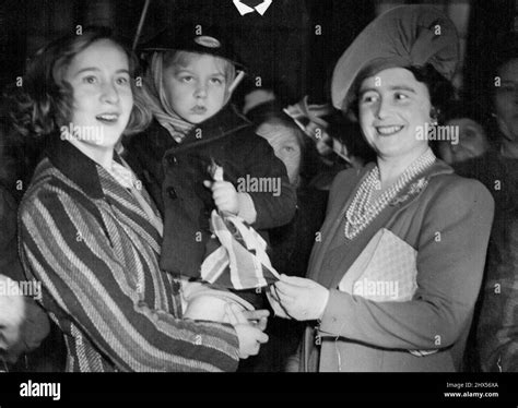 H.M. The Queen Visits Communal Feeding Centres in Bermondsey. H.M. The ...