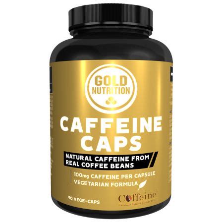 Caffeine Caps Capsule Gold Nutrition Farmacia Tei Online