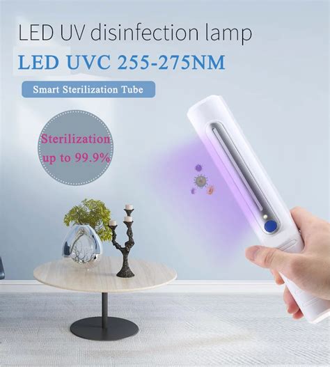 2020 New Arrival Uv Sterilizer Lamp 3w Uvc 260nm Ultraviolet Disinfection Virus Killer Lamp