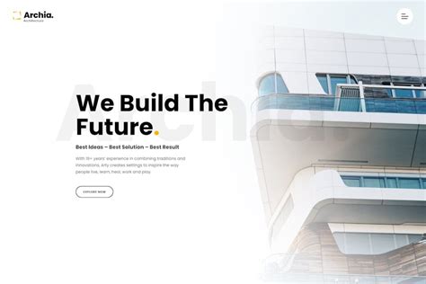 Archia Architecture Interior WordPress Theme Mua Theme Wordpress