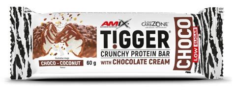 Батончик Amix Nutrition TiggerZero Choco Protein Bar Choco Coconut, 60 ...