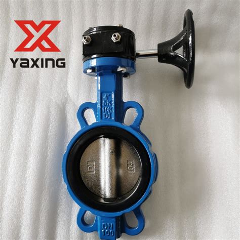 Din Bs Jis Ansi Ductile Iron Wafer Butterfly Valve With Lever