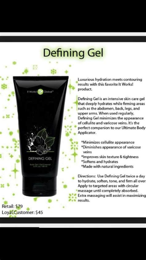 Defining Gel It Works Defining Gel It Works Products Defining Gel