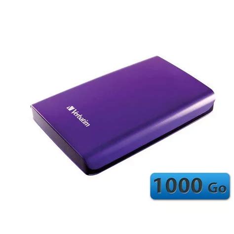 Verbatim Store N Go 1 To Violet Disque Dur Et SSD Externe Top Achat