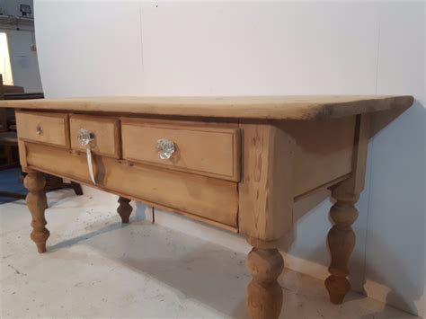 Victorian Pine Farmhouse Preparation Table