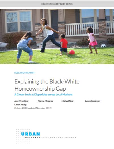 Explaining The Black White Homeownership Gap A Closer Look At