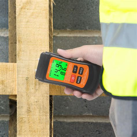 Digital Moisture Detector Damp Meter Brick Wood Screed Wallpaper