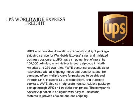 Ups Worldwide Express Partnership Offers Efficient Fast Shipping