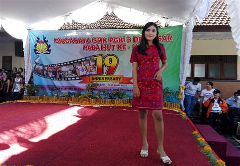 Fashion Show Dan Lomba Kuliner Ngelawar Warnai Rangkaian Hut Smk Pgri