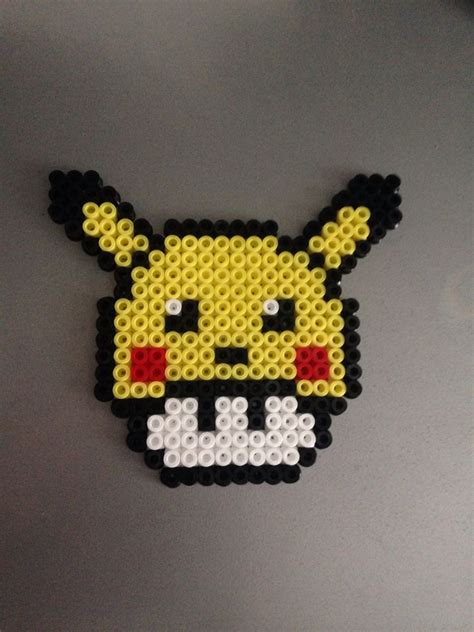 Mushroom Pikachu Perles Hama Perler Beads