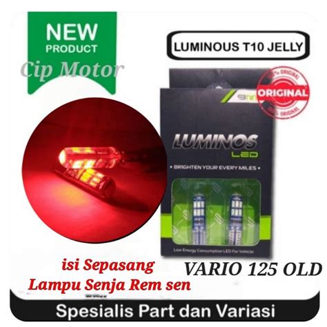 Jual Mika Smoke Lampu Stop Vario Old Bohlam Paket