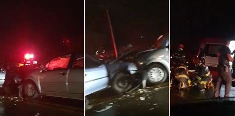 Acidente Entre Dois Carros Deixa Sete Feridos Na Sp Em S O Carlos