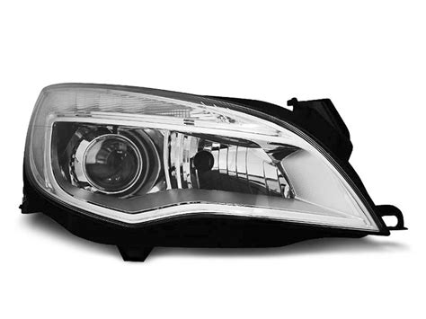 Paire De Feux Phares Opel Astra J 10 12 Daylight DRL Led Chrome