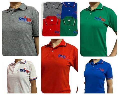 Polo Shirt Teacher S Uniform Wash Day With DepEd Embroidery Lazada PH