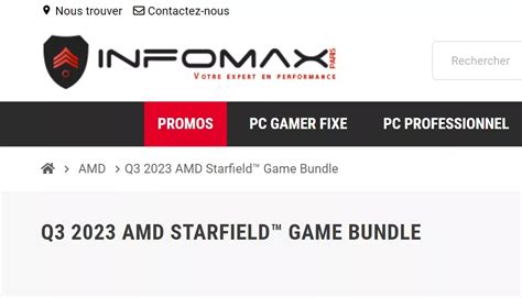 On Retrouvera Starfield En Bundle Des Cpu Ryzen 7000 Hardware And Co