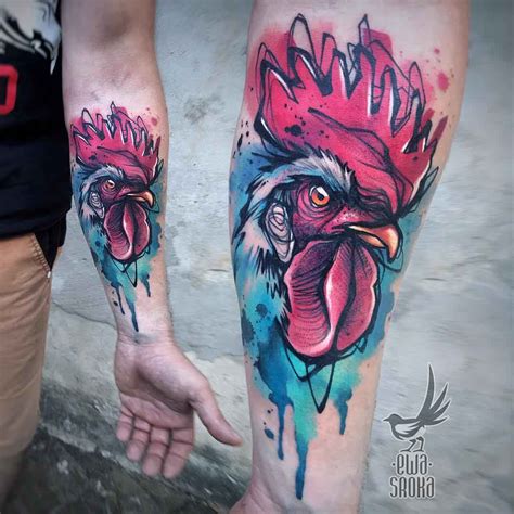 Rooster Tattoo on Forearm - Best Tattoo Ideas Gallery