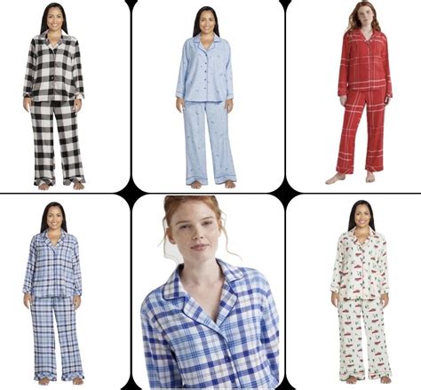 Womens Flannel 2 Piece Pajama Set By Joyspun S M L Xl 3x Ebay