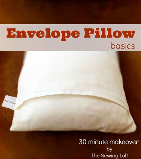 Envelope Pillow Cover Tutorial - The Sewing Loft