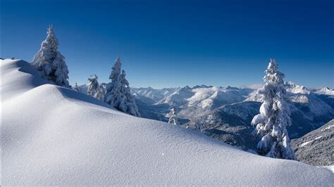 Alps Austria Landscape Mountain Snow Winter HD Nature Wallpapers | HD ...