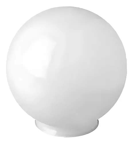 Globo De Vidro P Iluminação Esfera Leitoso Branco 15x28 Parcelamento