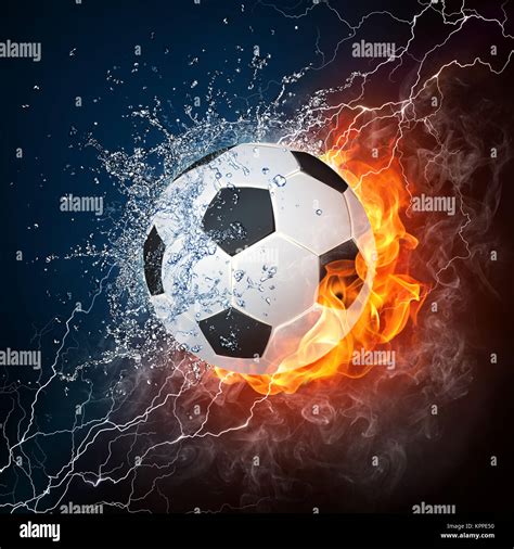 Soccer Ball On Fire