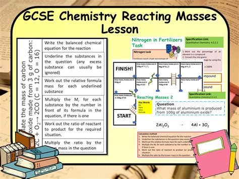 New Gcse Chemistry Science Percentage By Mass And Reacting Masses Lesson Teaching Resources