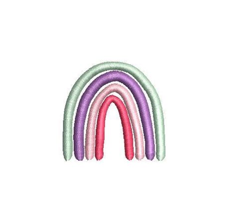 Boho Rainbow Embroidery Design Embroidery File Digital Design Instant