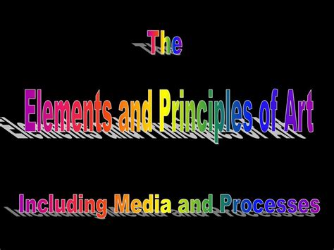 Ppt Elements And Principles Of Art Powerpoint Presentation Free