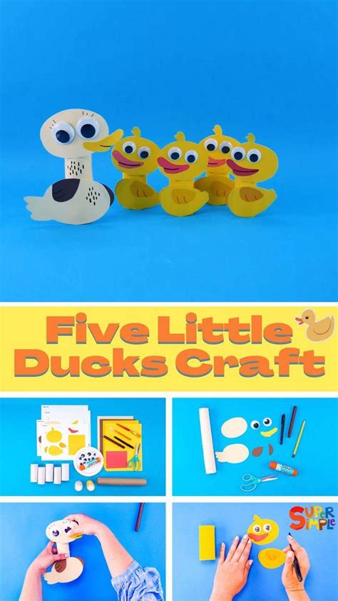 Five Little Ducks Craft Preschool Activity Arts And Crafts Video