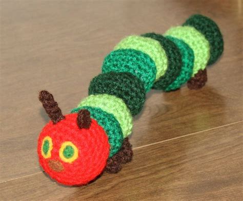 Hungry Caterpillar Pattern Crochet Etsy H Kelmuster Basteln