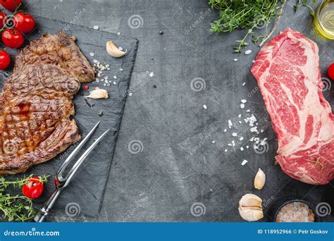 Bife Grelhado Do Ribeye Foto De Stock Imagem De Lombo 118952966