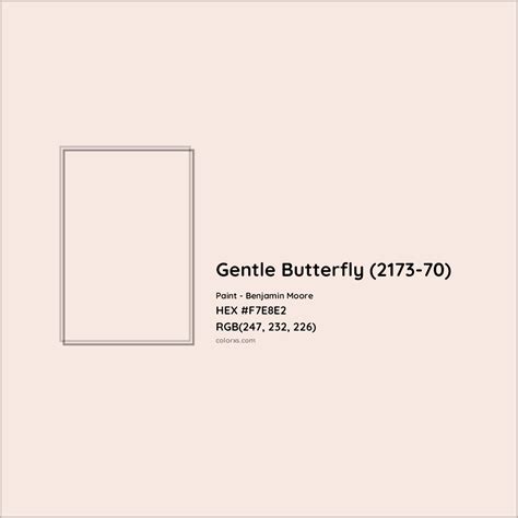 Benjamin Moore Gentle Butterfly 2173 70 Paint Color Codes Similar